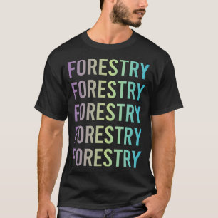 Purple Blue Forestry T-Shirt