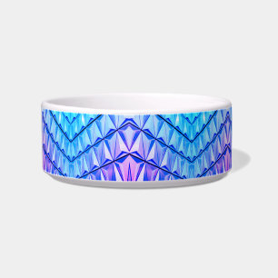 Purple & Blue Geometric Pattern Bowl