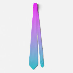 Purple Blue Gradient Tie