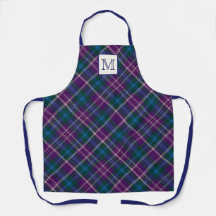 Purple, Blue & Green Plaid Apron
