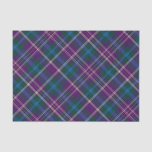 Purple, Blue & Green Plaid Tissue Paper