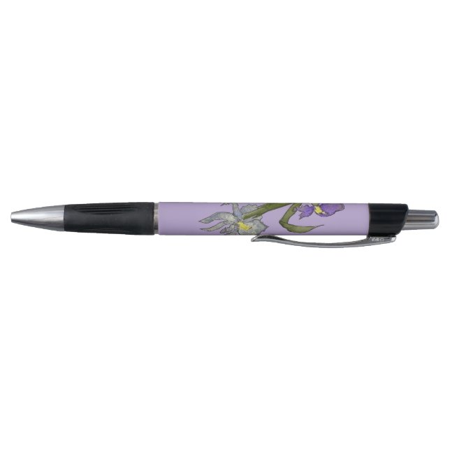 Purple & Blue Iris Watercolor Wedding (Bottom)