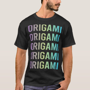 Purple Blue Origami T-Shirt