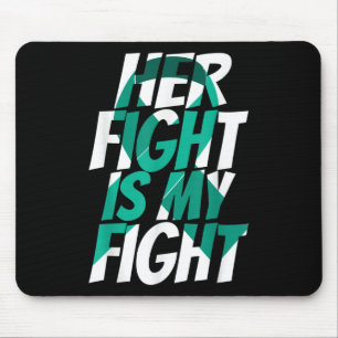 Purple Blue Ribbon Shirt For Her Mental Health Awa Mouse Mat