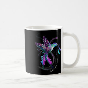 Purple Blue Ribbon Suicide Prevention Awareness Coffee Mug