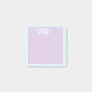 Purple Blue Small Business   Post-it Notes