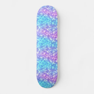Purple & Blue Speckled Skateboard