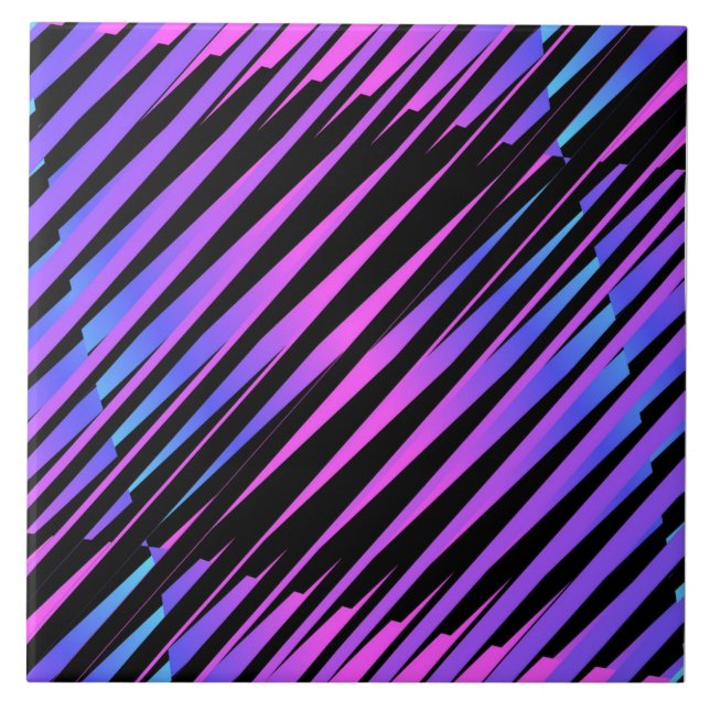 purple blue stripes abstract background pattern tile (Front)