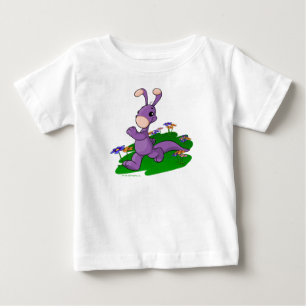 Purple Blumaroo marching through Roo Island Baby T-Shirt