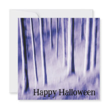 Purple Blurry Trees - Halloween