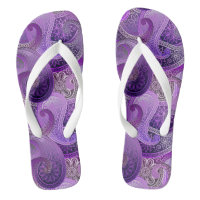 Purple Boho Damask Pattern