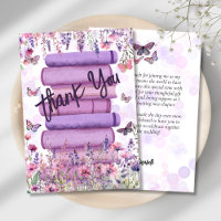 Purple Book Stack Wildflowers Butterflies Script