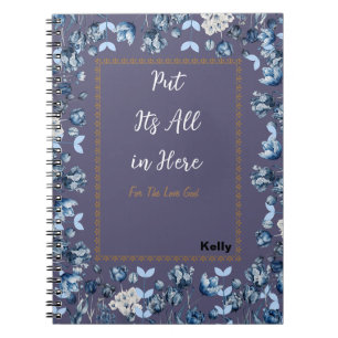 Purple Botanical Notebook