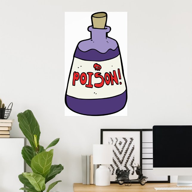 Purple Bottle Of Poison Poster (Creator Uploaded)