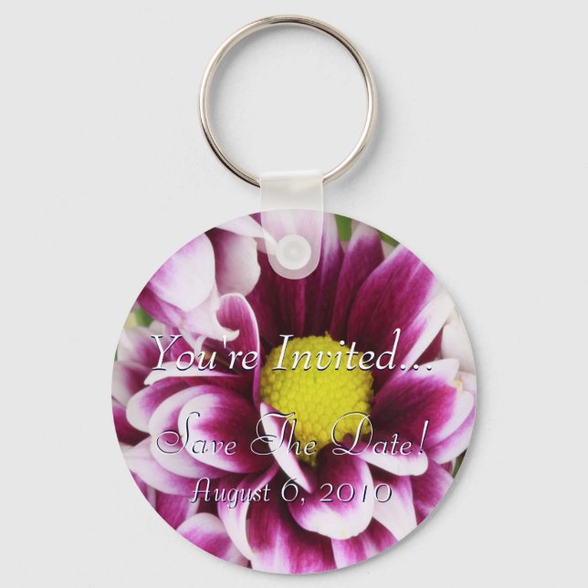 Purple Bouquet Key Ring (Front)
