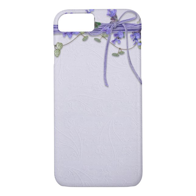purple bow and ivy Case-Mate iPhone case (Back)