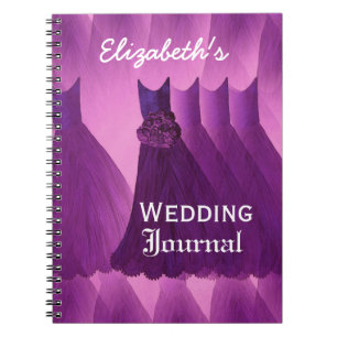 Purple Bridesmaids Wedding Planner Journal