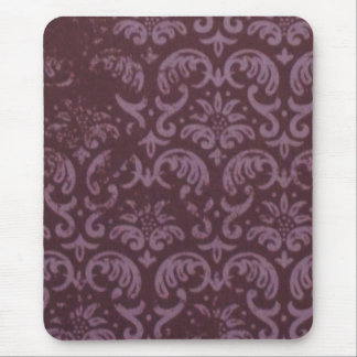 Purple Brocade Mouse Mat