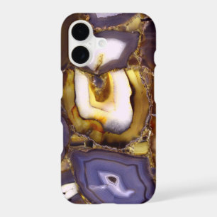 Purple Brown White Agate stone pattern