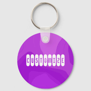 Purple Bubble Gum - Template Key Ring