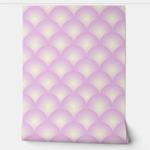Purple Bubble Scallops Wallpaper