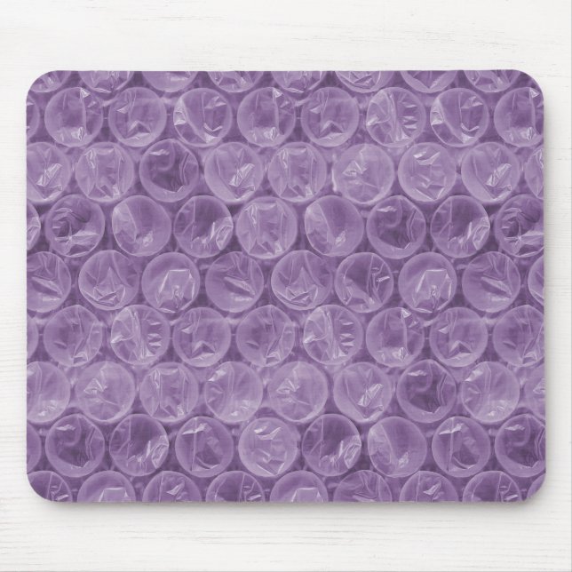 Purple bubble wrap pattern mouse mat (Front)