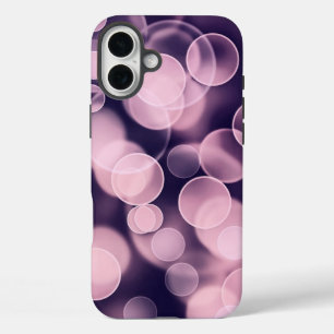Purple Bubbles iPhone 16 Plus Case
