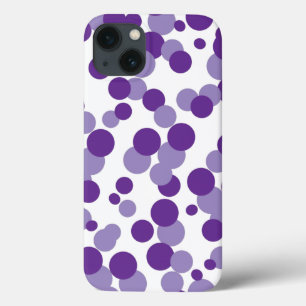 Purple Bubbles Confetti iPad Case