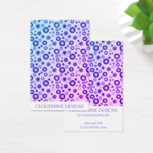 Purple Bubbles Earring Necklace Jewellery Display