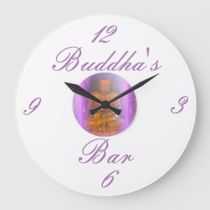 purple buddha's bar clock
