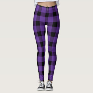 Purple Buffalo Country Lumberjack Plaid Leggings