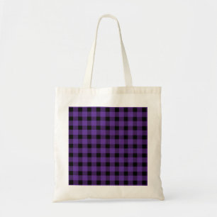 Purple Buffalo Country Lumberjack Plaid Tote Bag