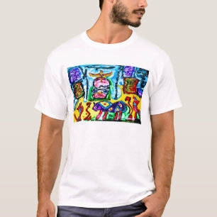 PURPLE BUFFALO MAN'S T-SHIRT