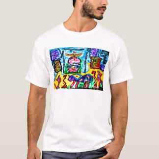 PURPLE BUFFALO MAN'S T-SHIRT