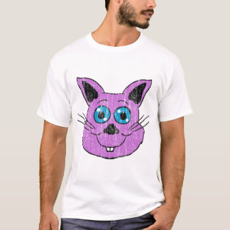 Purple Bunny Head T-Shirt