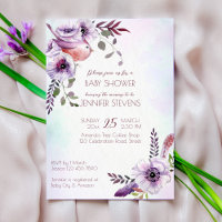 Purple burgundy lilac flowers with bird feathers