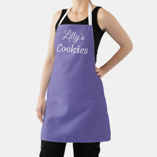 Purple Business Apron