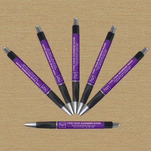 Purple Business Brand on Pen