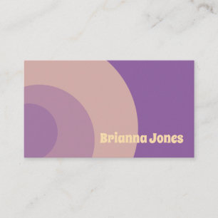 Purple Business Card