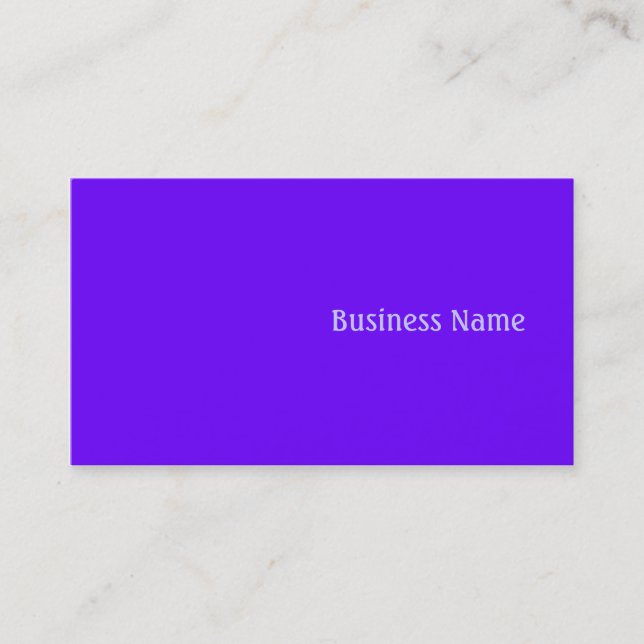 Purple Business Card (Front)
