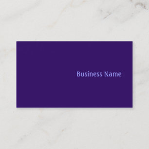 Purple Business Card