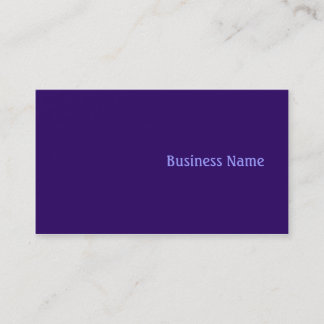 Purple Business Card