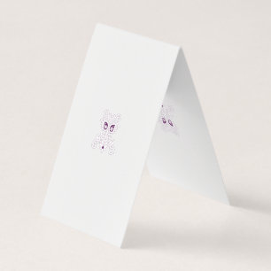 Purple Business Cards   Elegant Custom Designs