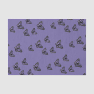 Purple Butterflies Butterfly Violet Nature Lovers Tissue Paper