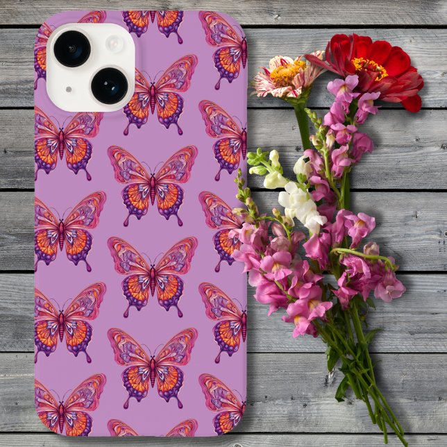 Purple Butterflies  Case-Mate iPhone Case (Creator Uploaded)