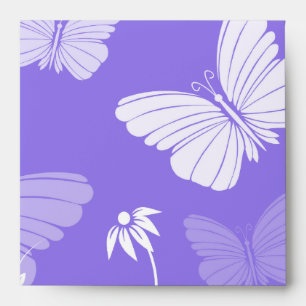Purple butterflies Envelope