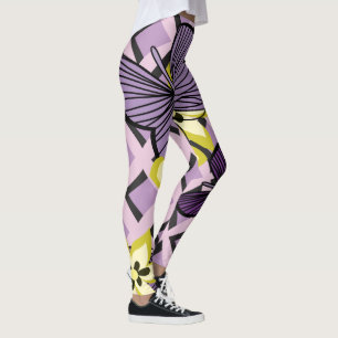 Purple Butterflies Leggings