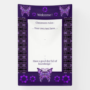Purple Butterfly 31 Banner