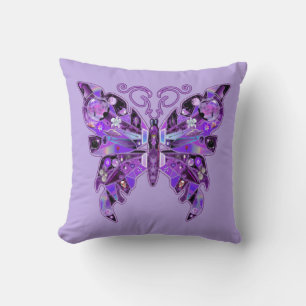 Purple Butterfly 31 Cushion