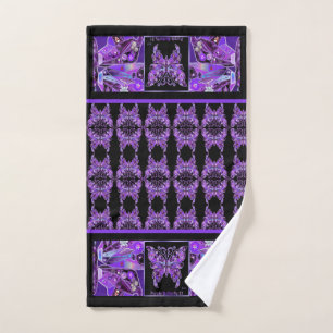 Purple Butterfly 31  Hand Towel